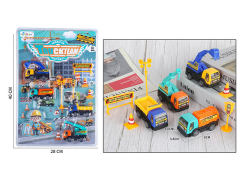 Pull Back Construction Truck Set toys
