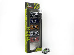 86MM Pull Back Police Car(6in1) toys