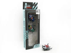 75MM Pull Back Airplane(3in1) toys