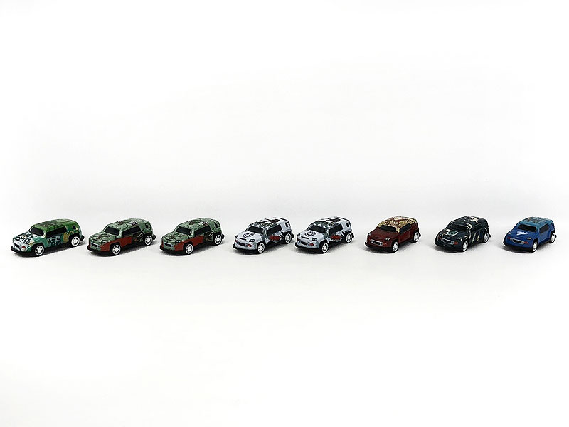 68MM Pull Back Car(8in1) toys