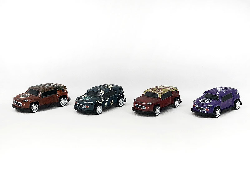 68MM Pull Back Car(4in1) toys
