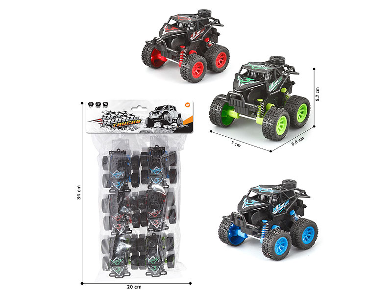 Pull Back Cross-country Car(6in1) toys