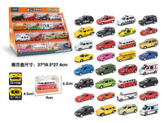 1:64 Die Cast Car Pull Back(40in1) toys