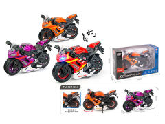 Die Cast Motorcycle Pull Back W/L_M(3C) toys