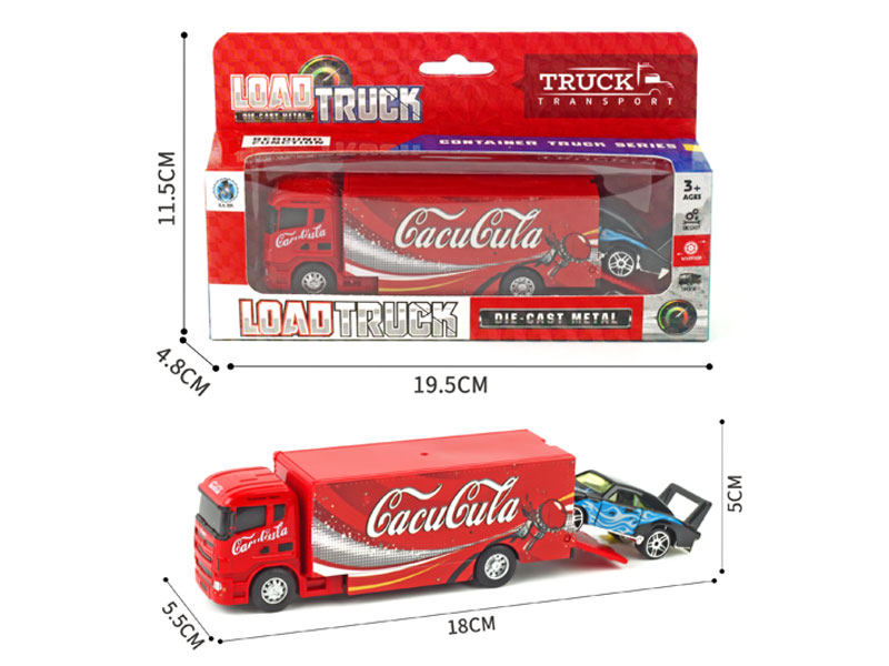 Die Cast Container Pull Back toys