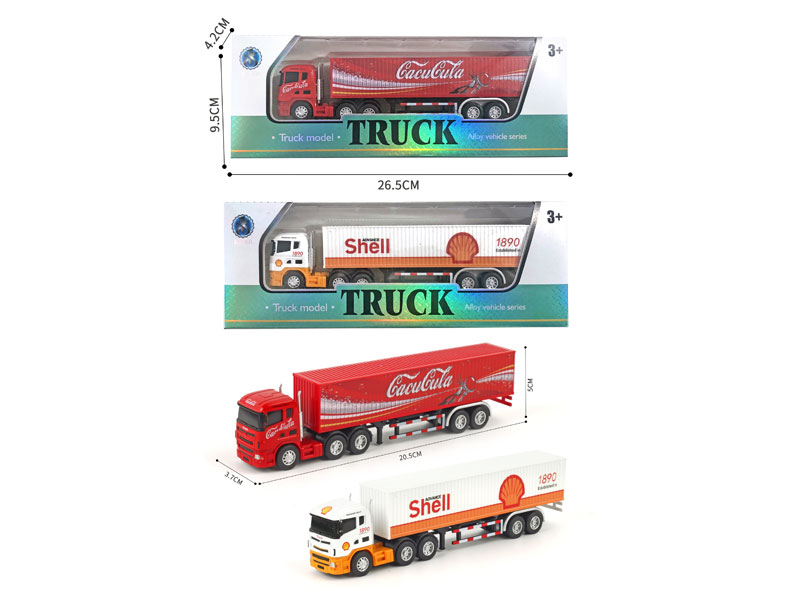 Die Cast Container Pull Back(2S) toys