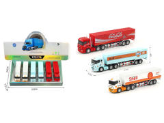 Die Cast Container Pull Back(6in1) toys