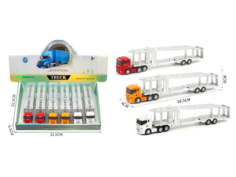 Die Cast Truck Pull Back(6in1) toys