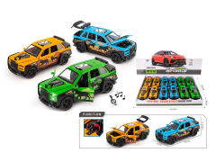 1:28 Die Cast Car Pull Back W/L_M(12in1) toys