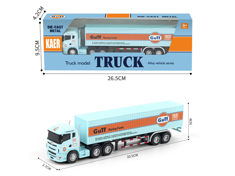 Die Cast Container Pull Back toys