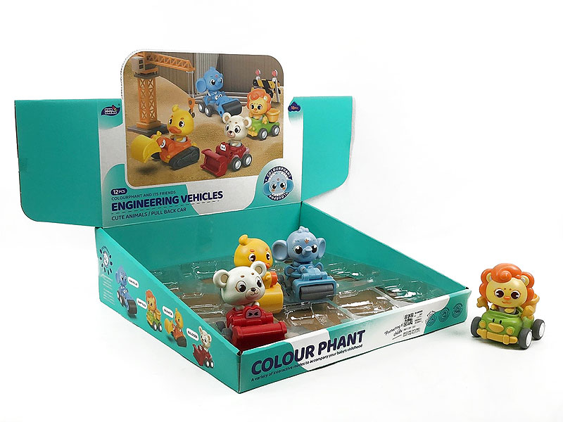 Pull Back Construction Truck(12in1) toys