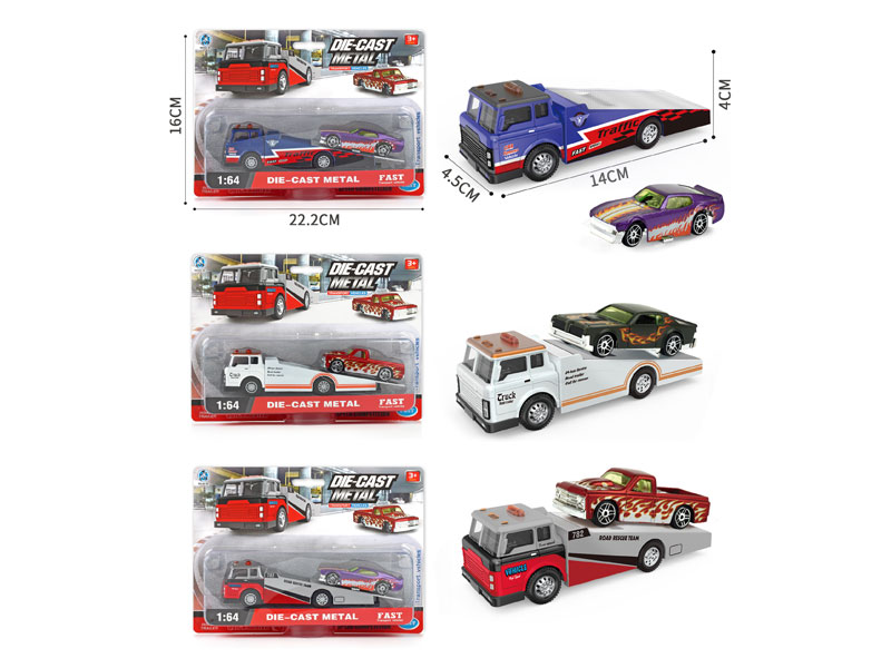 Die Cast Truck Pull Back(3C) toys