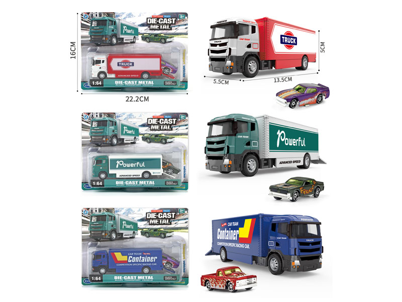 Die Cast Truck Pull Back(3C) toys