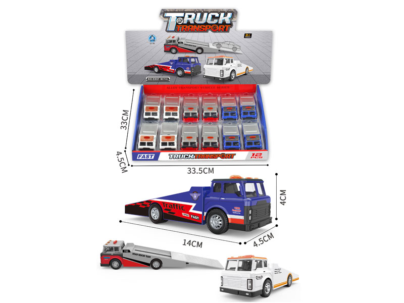 Die Cast Truck Pull Back(12in1) toys