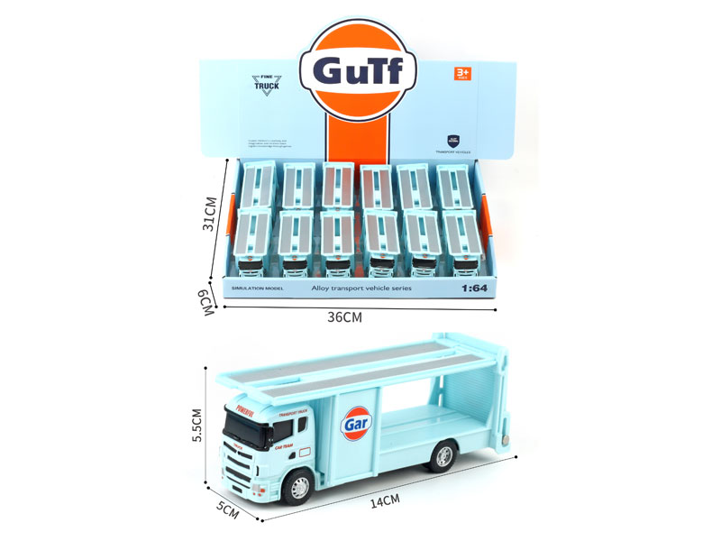 Die Cast Truck Pull Back(12in1) toys