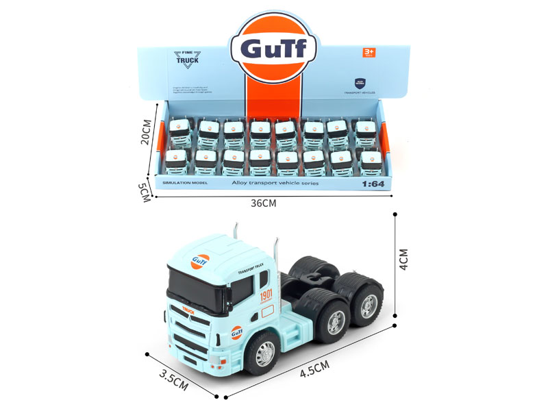 Die Cast Container Pull Back(16in1) toys