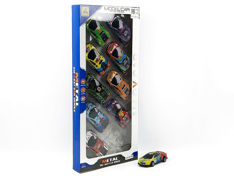 Pull Back Racing Car(10in1) toys