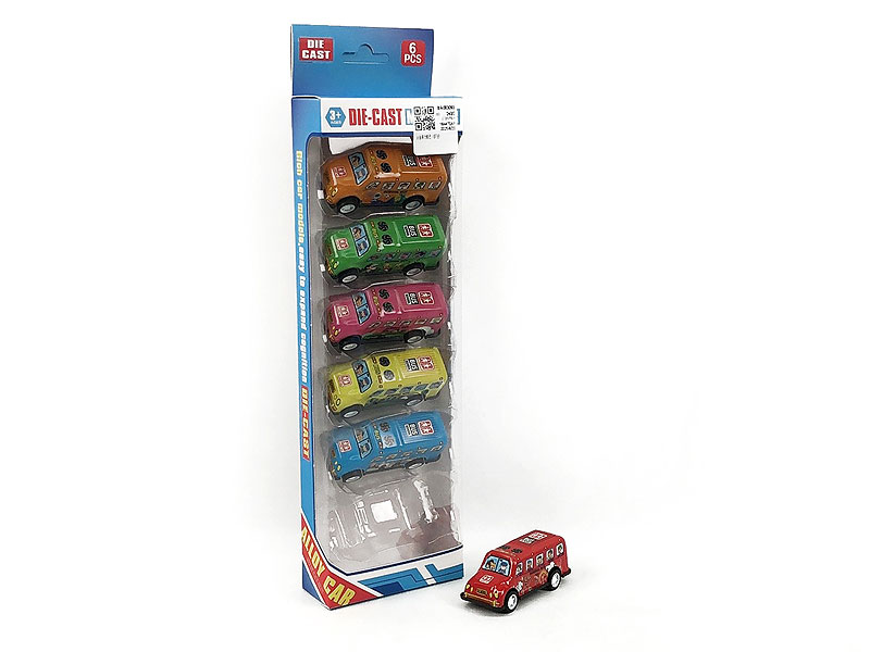 Die Cast Car Pull Back(6in1) toys