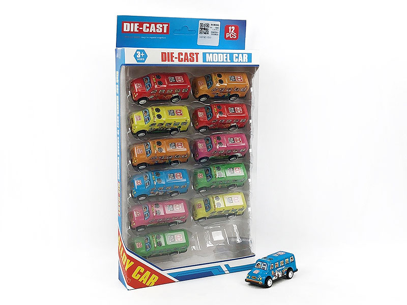 Die Cast Car Pull Back(12in1) toys