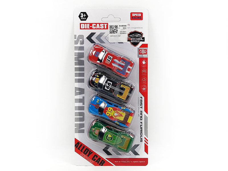 Die Cast Car Pull Back(4in1) toys