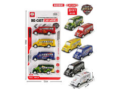 Pull Back Bus(4in1) toys