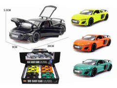 1:24 Die Cast Car Pull Back W/L_S(8in1) toys