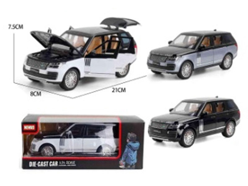 1:24 Die Cast Car Pull Back W/L_S(3C) toys
