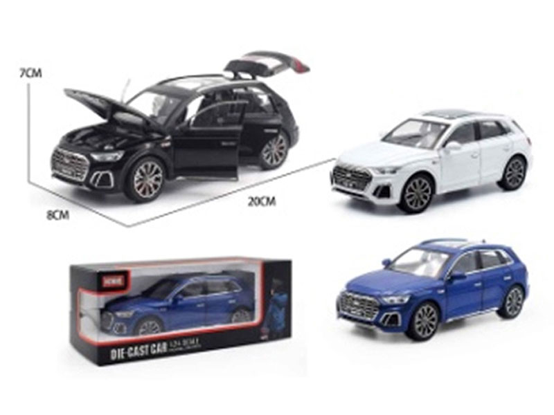 1:24 Die Cast Car Pull Back W/L_S(3C) toys