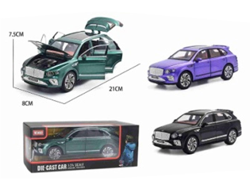 1:24 Die Cast Car Pull Back W/L_S(3C) toys