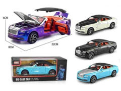 1:24 Die Cast Car Pull Back W/L_S(4C) toys
