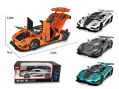 1:24 Die Cast Car Pull Back W/L_S(4C) toys