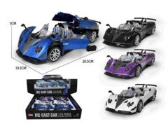 1:24 Die Cast Car Pull Back W/L_S(8in1) toys