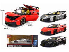 1:24 Die Cast Car Pull Back W/L_S(3C) toys