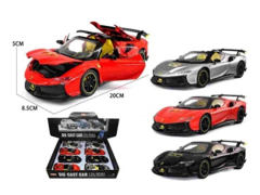 1:24 Die Cast Car Pull Back W/L_S(8in1) toys