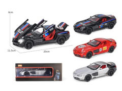1:24 Die Cast Car Pull Back W/L_S(3C) toys