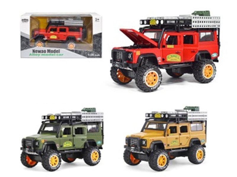 1:28 Die Cast Car Pull Back W/L_S(3C) toys