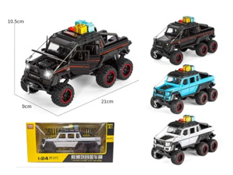 1:28 Die Cast Car Pull Back W/L_S(3C) toys