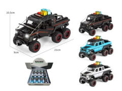 1:24 Die Cast Car Pull Back W/L_S(8in1) toys