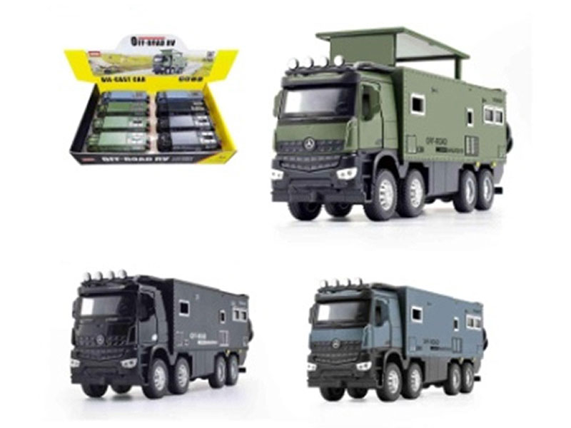 1:24 Die Cast Car Pull Back W/L_S(12in1) toys