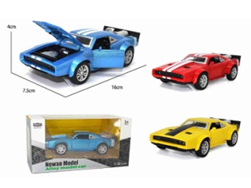1:32 Die Cast Car Pull Back W/L_S(4C) toys