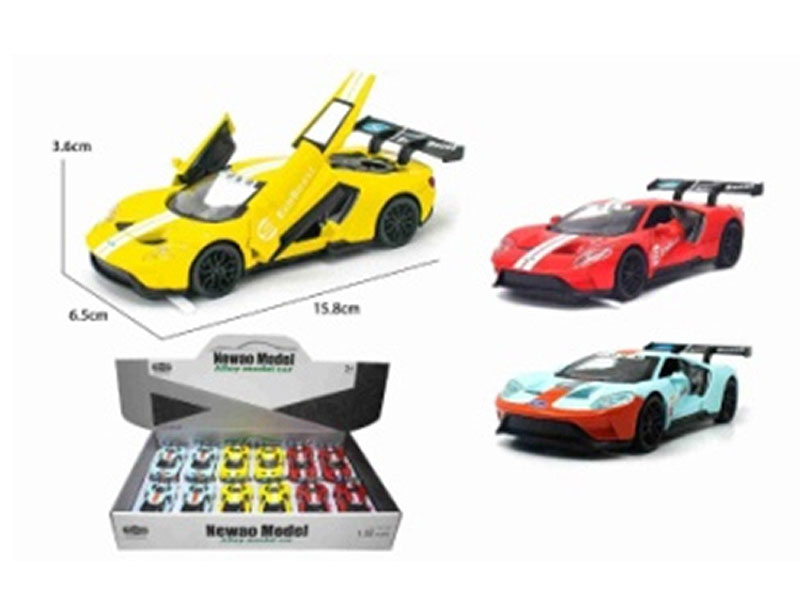 1:32 Die Cast Car Pull Back W/L_S(12in1) toys