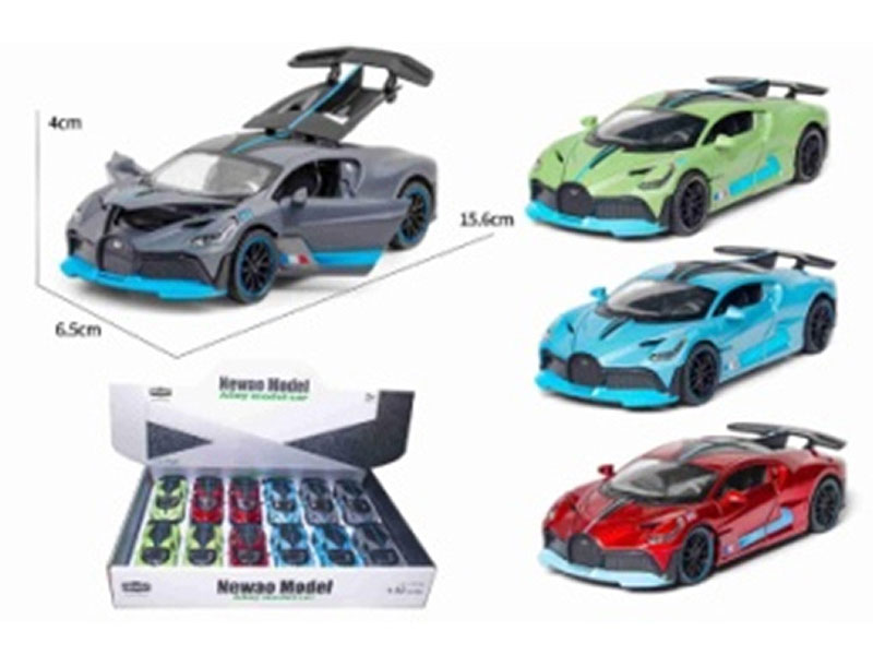 1:32 Die Cast Car Pull Back W/L_S(12in1) toys