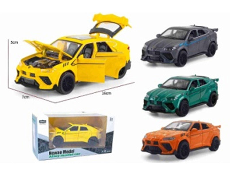 1:32 Die Cast Car Pull Back W/L_S(4C) toys