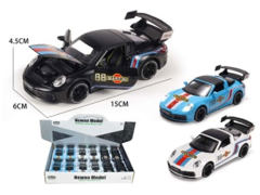 1:32 Die Cast Car Pull Back W/L_S(12in1) toys