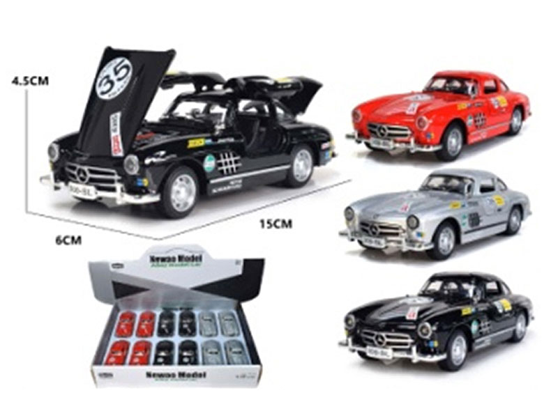 1:32 Die Cast Car Pull Back W/L_S(12in1) toys