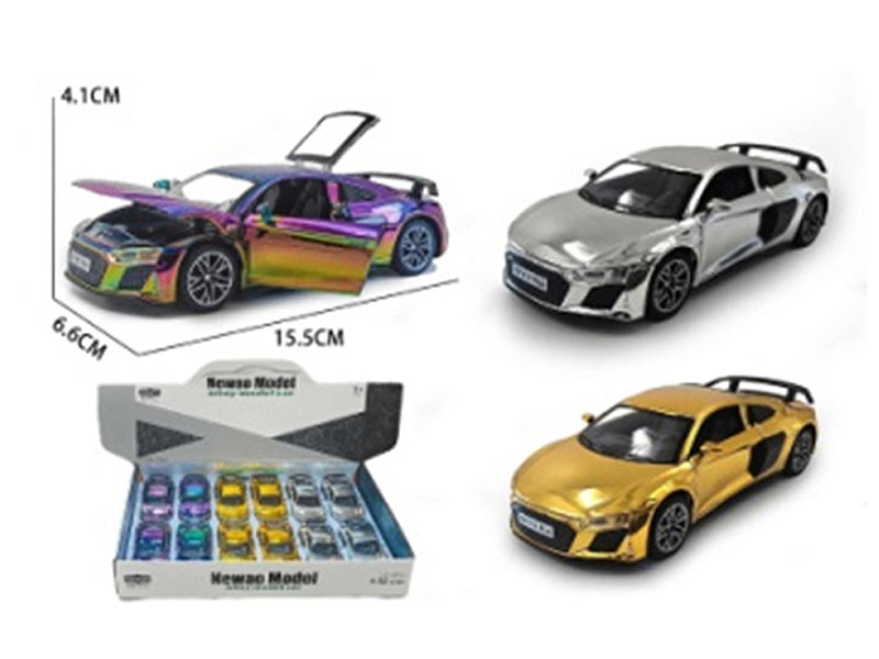 1:32 Die Cast Car Pull Back W/L_S(12in1) toys