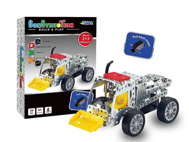 Pull Back Diy Construction Truck(4S) toys