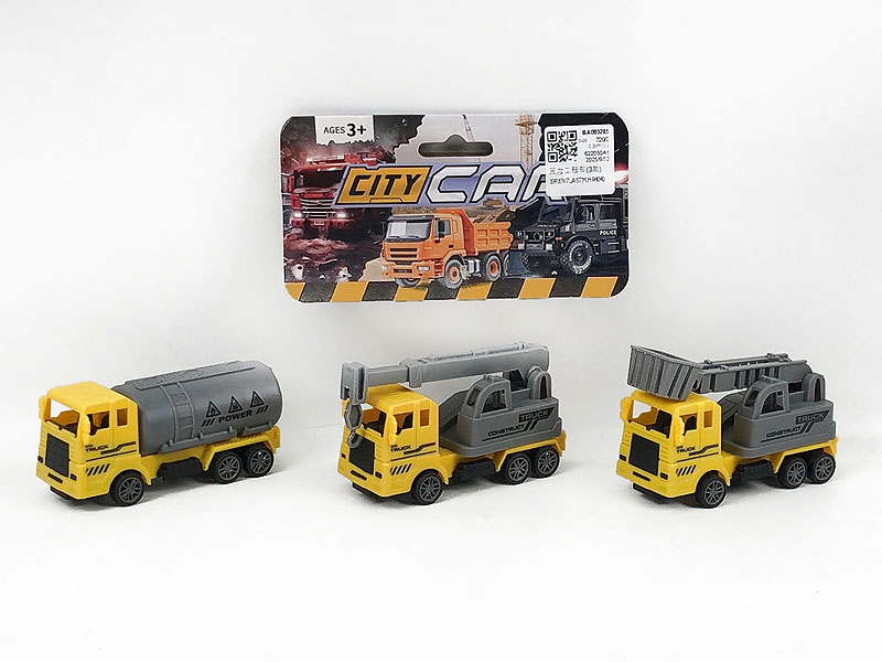 Pull Back Construction Truck(3S) toys
