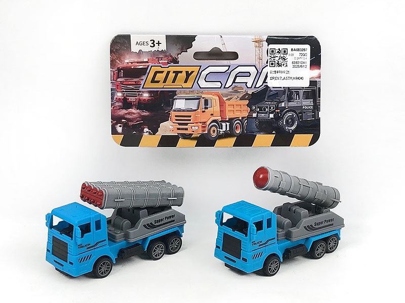 Pull Back Missile Car(2S) toys