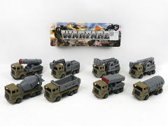 Pull Back Military Car & Construction Truck(4in1) toys
